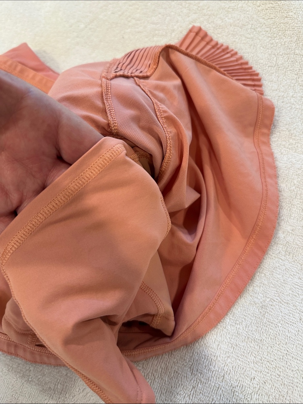 lululemon Play Off The Pleats Peach Athletic tennis Skort/ skirt size 4 - Picture 8 of 16